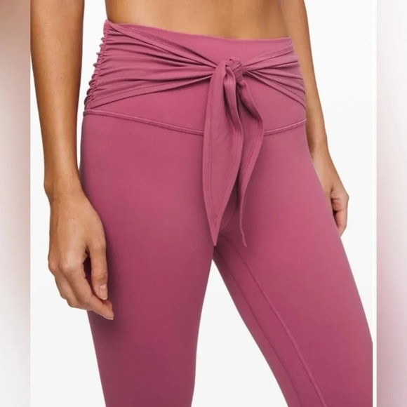 Lululemon Align Pant 28" *Wrap  Waist Moss Rose - Picture 3 of 11